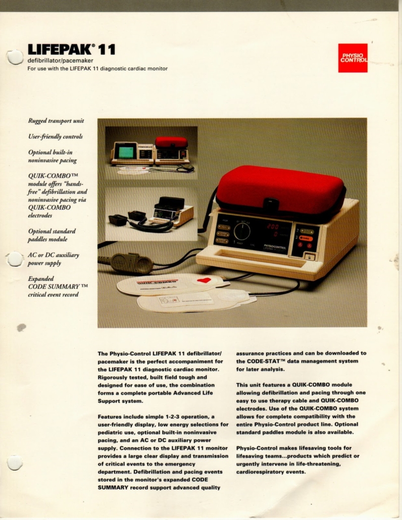 1995 LifePak 11 EMS Museum 1995-lifepak-11-ems-museum